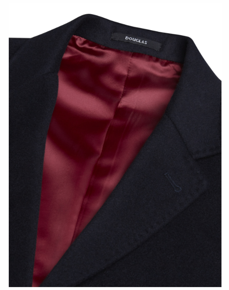 Douglas Bremmer Tailored Overcoat Navy 90191/79-3